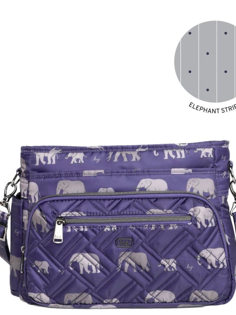 LUG - Shimmy SE Crossbody Bag in Elephant Purple